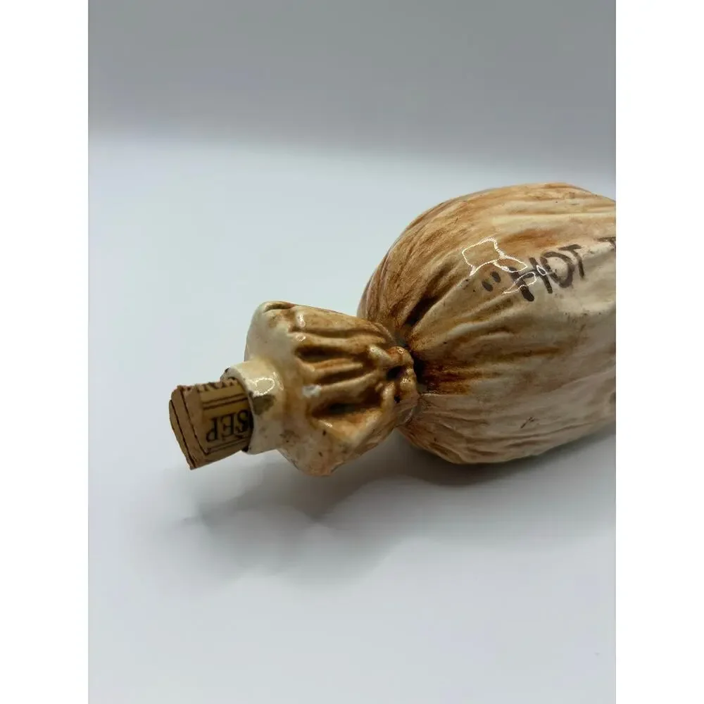 Vintage Nip Novelty Pocket Whiskey Flask Hot Tamale Antique Prohibition Era